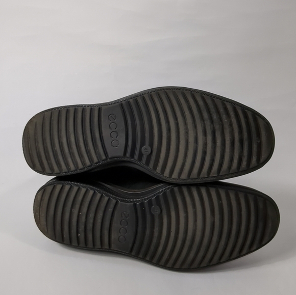 Men's ECCO TURN Black Leather Chukka Boots EU 41 - Picture 6 of 10